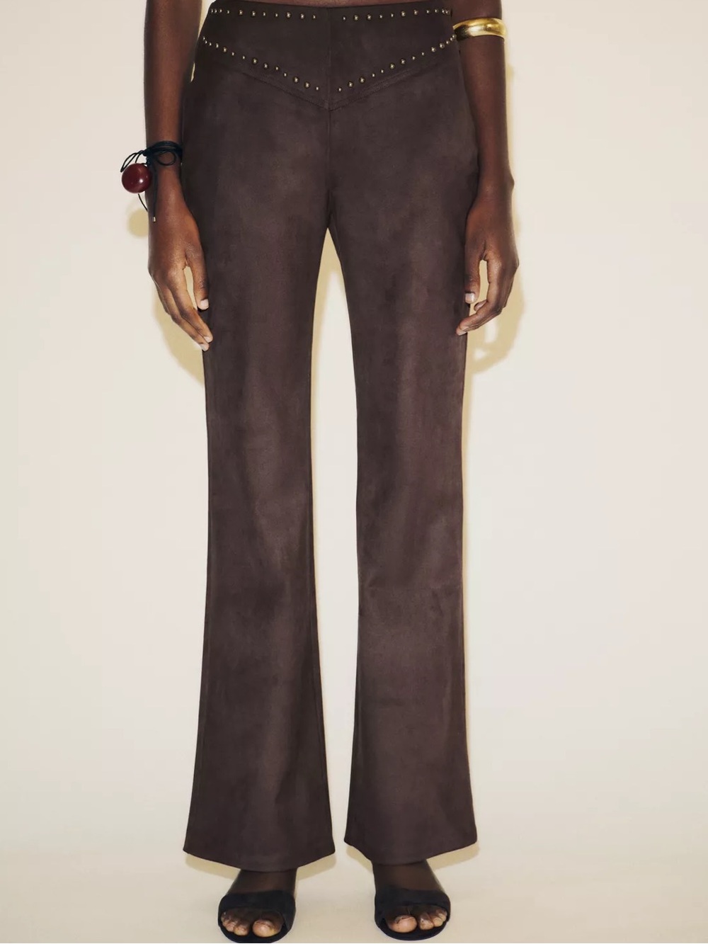 Brand New Size L
Zara Dark Brown Flared Pants